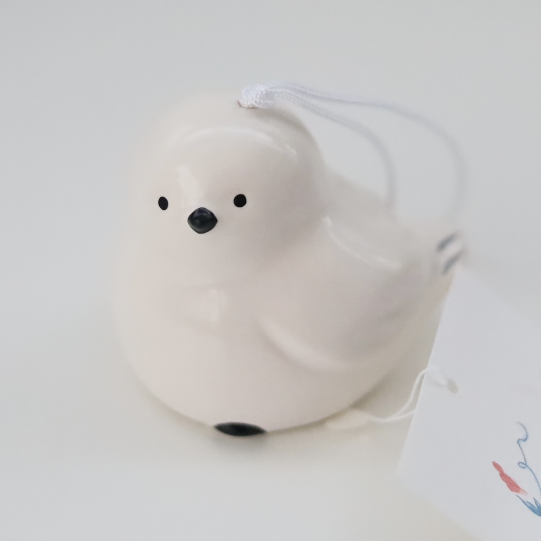 일본 도자기 섬오목눈이 시마에나가 후우링 풍경 새모양 귀여운 감성소품