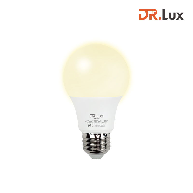 LED 전구 램프 8W, 주백색, 1개 - 상세 이미지 2