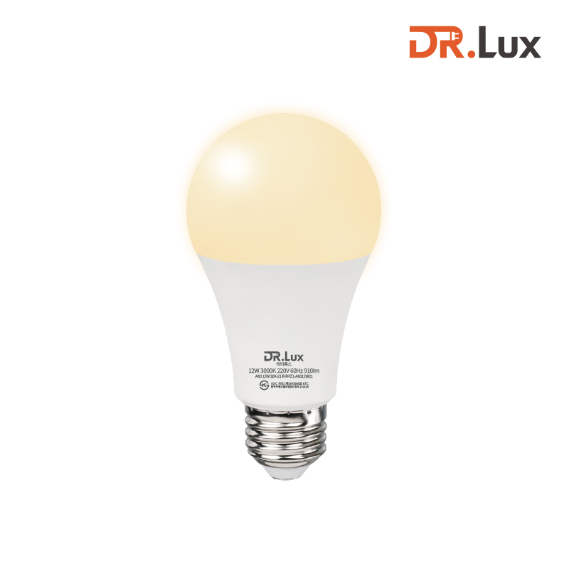 LED 전구 램프 12W, 전구색, 1개
