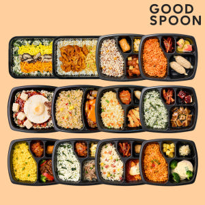 굿스푼 저당 맛있는 다이어트식단 12종 12팩 양많은 도시락 직장인 현미... 맛있게 먹은 솔직 후기 - 상품 이미지 1