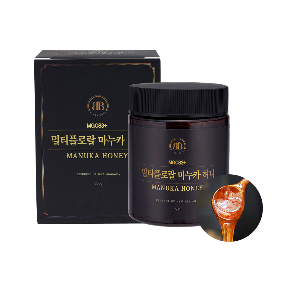블레스바디 MGO83+ 멀티플로랄 뉴질랜드 100% 마누카 허니 - 상품 이미지