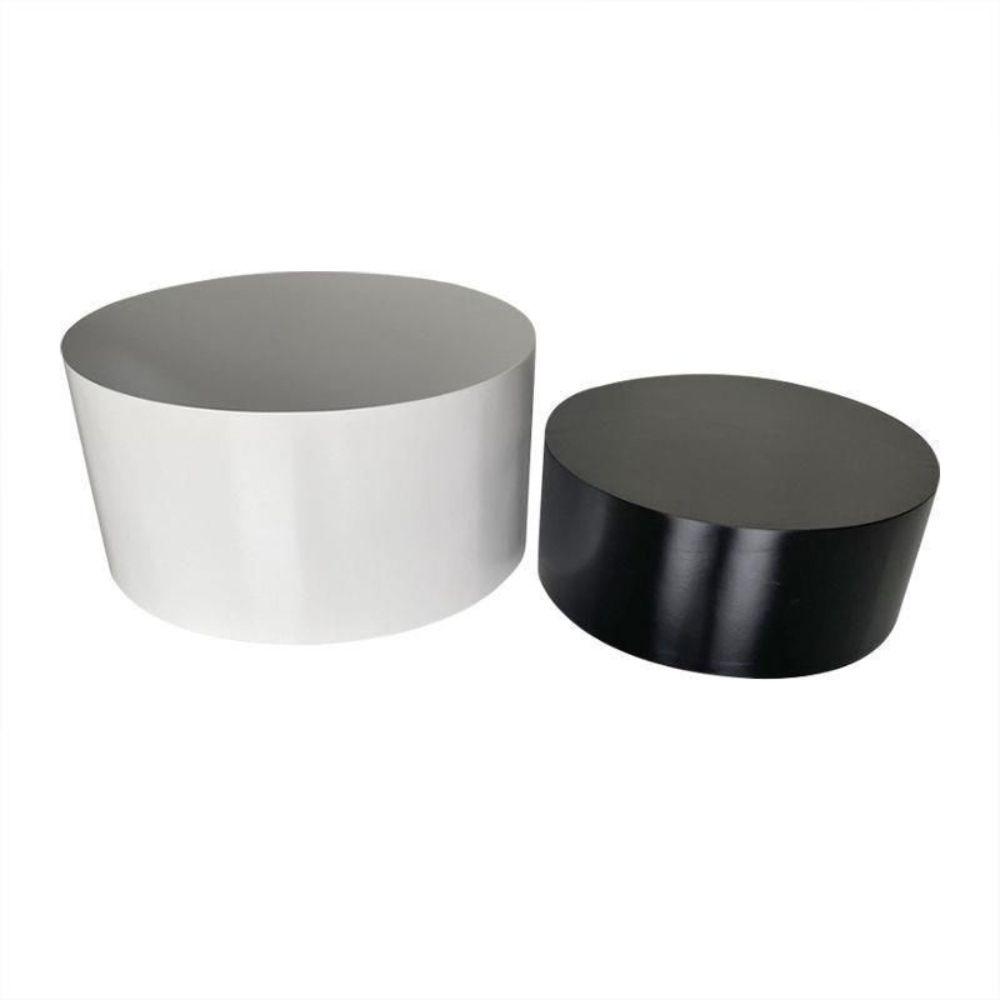 원형 전시대 선반 매장 스탠드 받침대 진열 소품 60x30cm 화이트 - 상품 이미지
