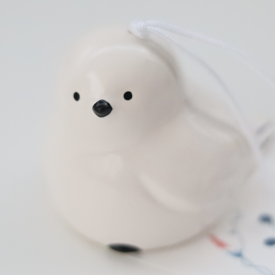 일본 도자기 섬오목눈이 시마에나가 후우링 풍경 새모양 귀여운 감성소품