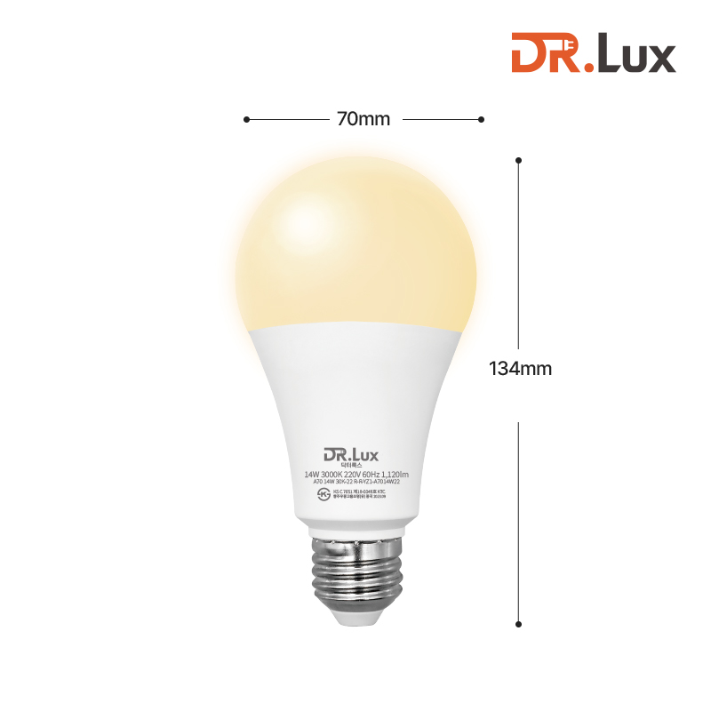 LED 전구 램프 14W, 전구색, 1개 - 상세 이미지 4