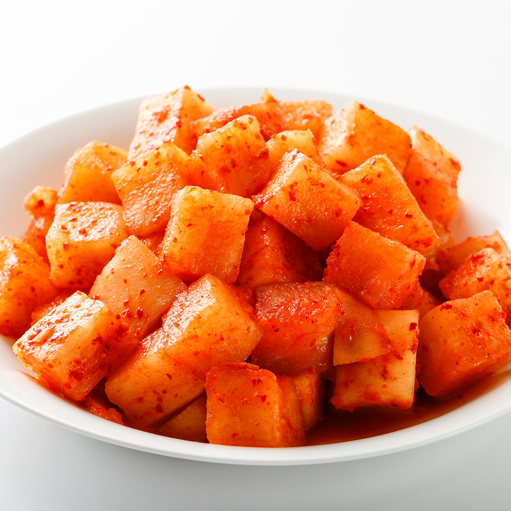 무김치 깍두기 2kg 설렁탕 어린이 깍두기 담그기 - 상세 이미지 3