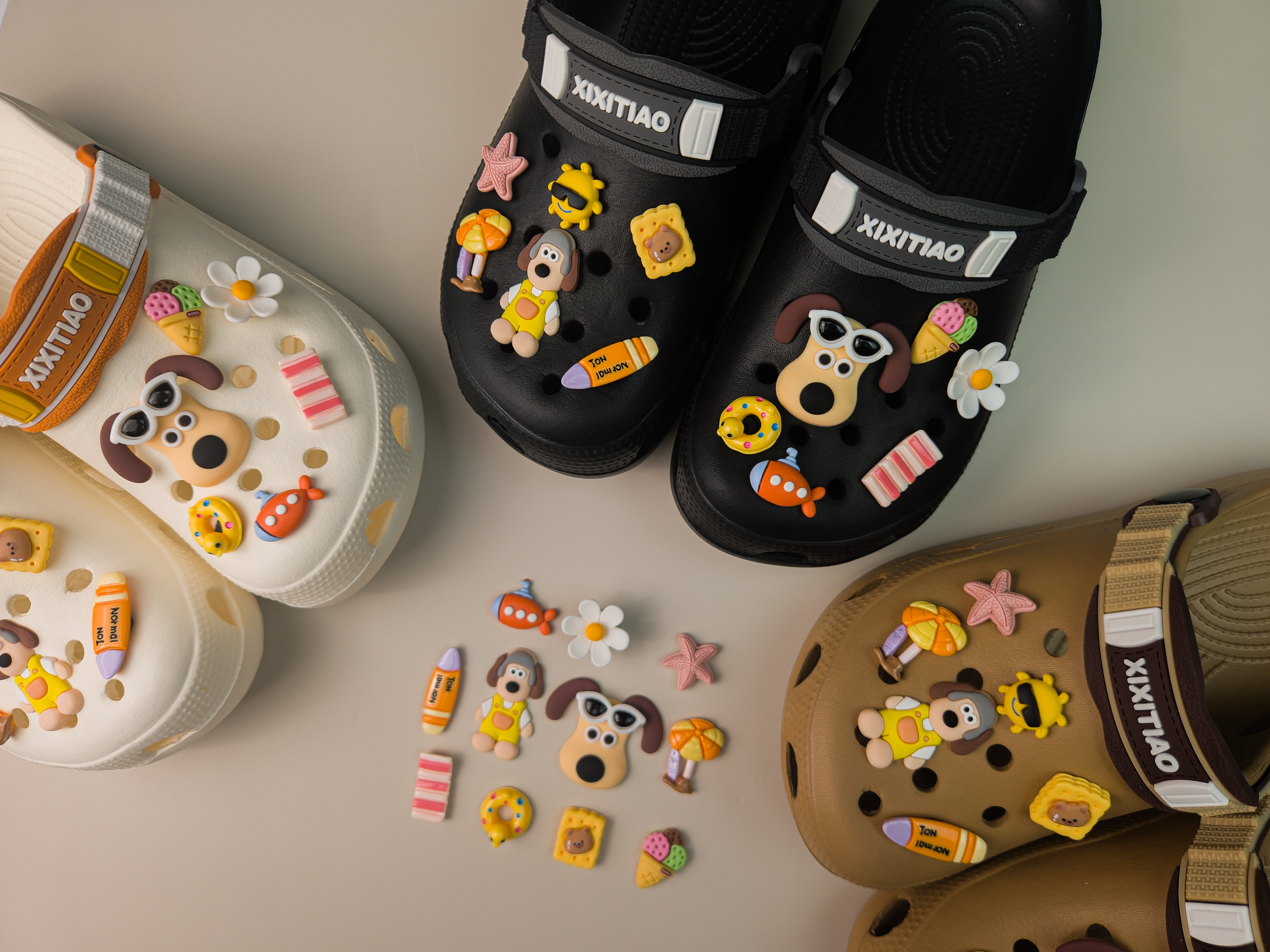 크록스 지비츠 세트 그로밋 자비츠 야구 테니스 캠핑 즈비츠 지비추 신발꾸미기