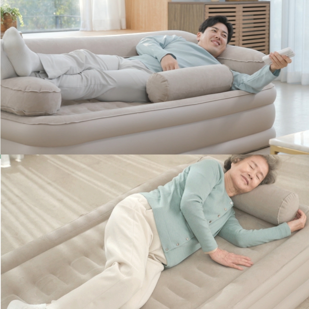 영국 마이가 원터치 에어소파 캠핑매트 자동 간이 쇼파 침대 야외 의자 - 상세 이미지 5