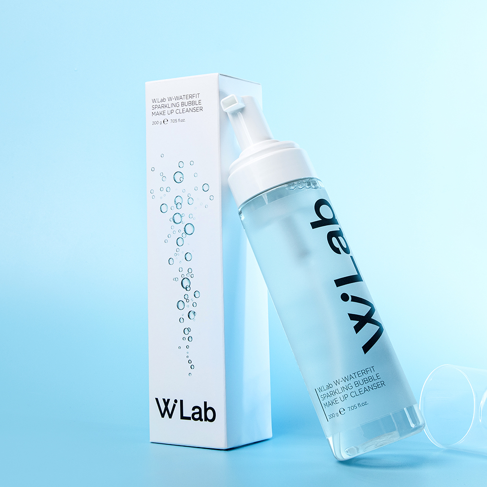 [30초세안] 더블유 워터핏 스파클링 버블 메이크업 클렌져 200ml, 3개 - 상세 이미지 5