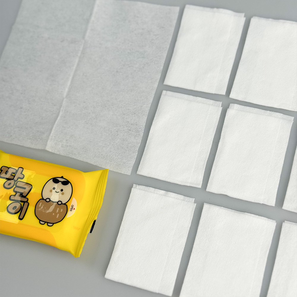 티슈도리 땅콩이 미니 물티슈 10매 10팩 휴대용 포켓 여행용 물티슈