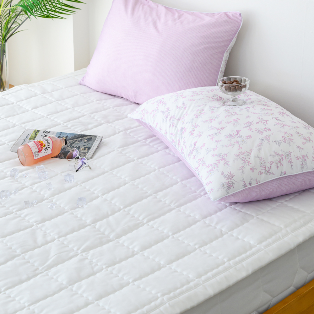 시원한 여름 냉감패드 듀라론 매트리스 이불 침대패드 고정밴드 SS