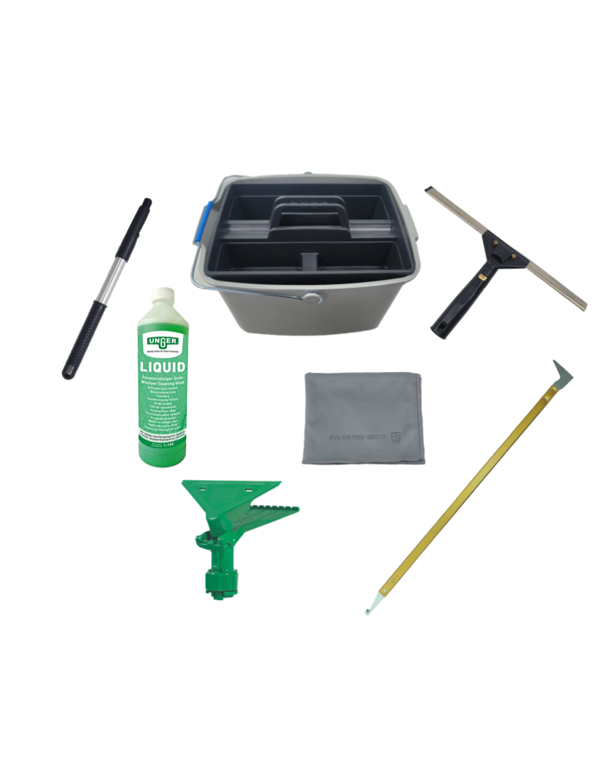 아파트유리창청소세트 분할버킷 길이조절스퀴지