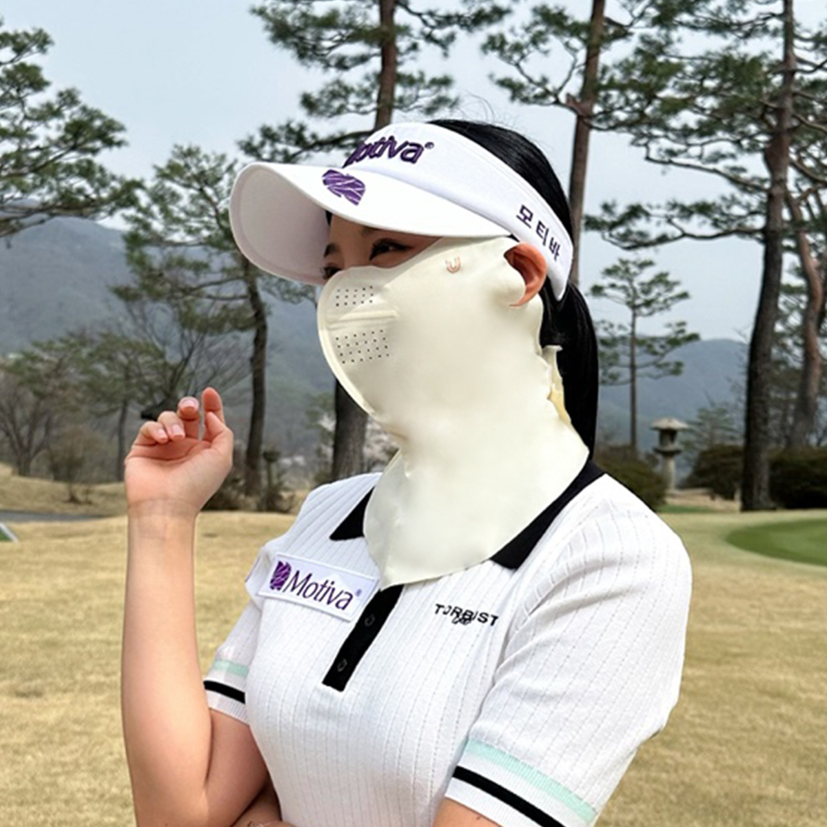 유투스포츠 롱넥 라이프스타일프로 자외선차단 골프 테니스 스포츠마스크 이미지 3