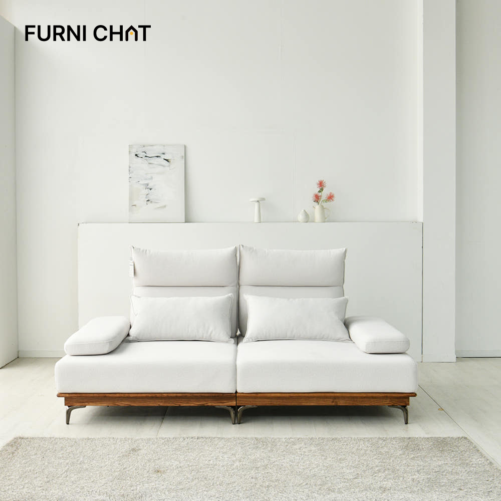 퍼니챗 헤라 3인용 아쿠아텍스 이지클린 기능성 코모도 패브릭 원목 스윙 소파