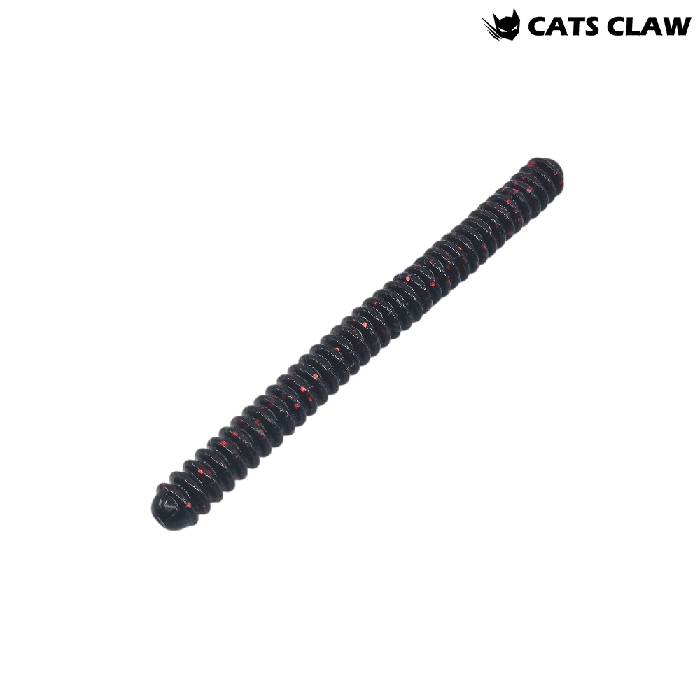 캣츠크로우 캣츠링거 더블링거 배스웜 007 블랙 레드, 12cm - 상품 이미지