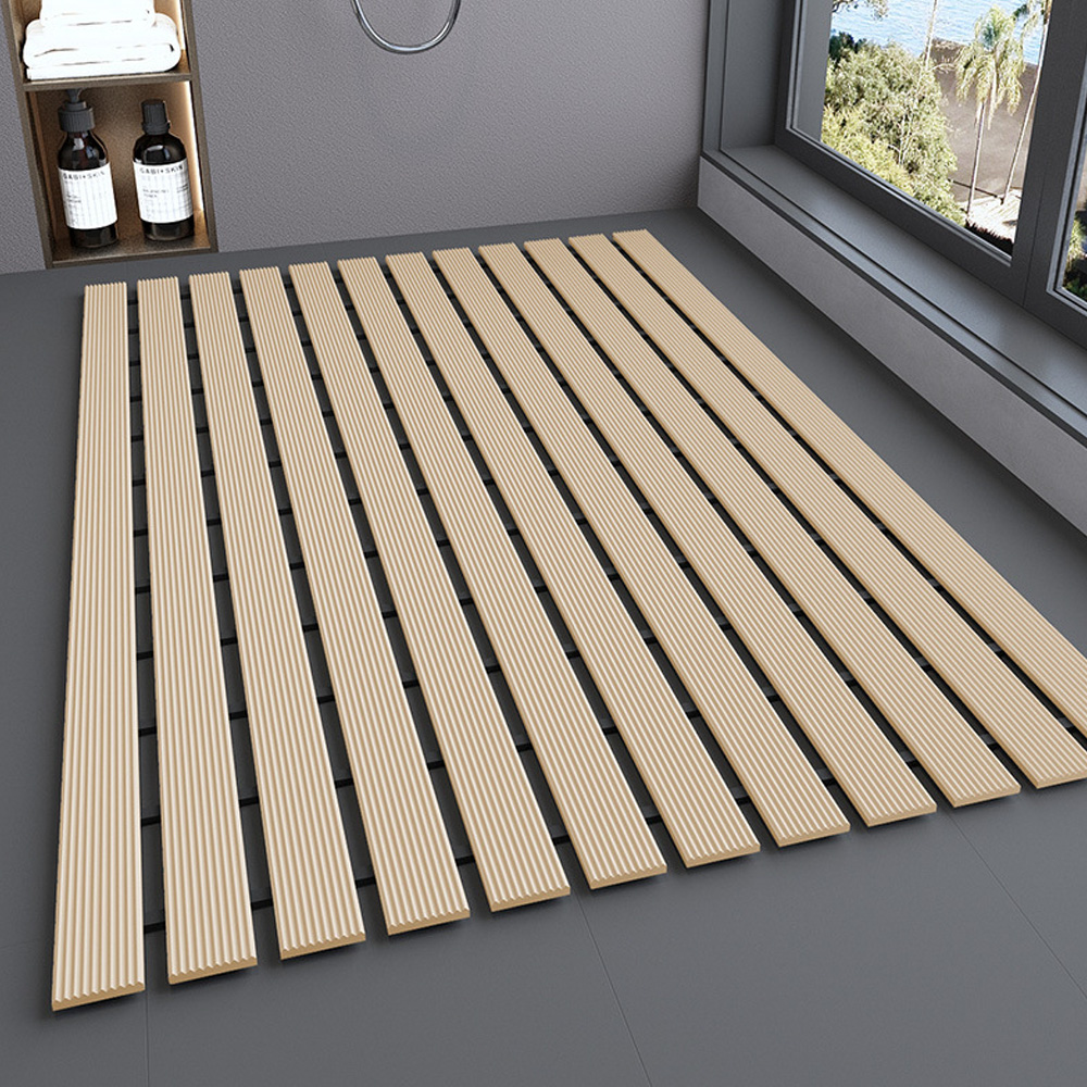 [단독] 무타공마켓 고급 미끄럼방지매트 TPE 소형 화장실 바닥 패드 욕실매트