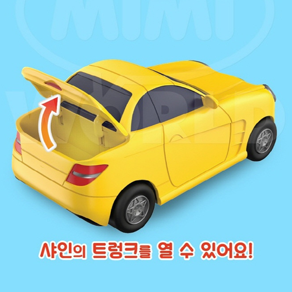 꼬마버스 타요 샤인 자동차 스포츠카 장난감 유아 아기 어린이 크리스마스 선물 스티커 세트 이미지 8