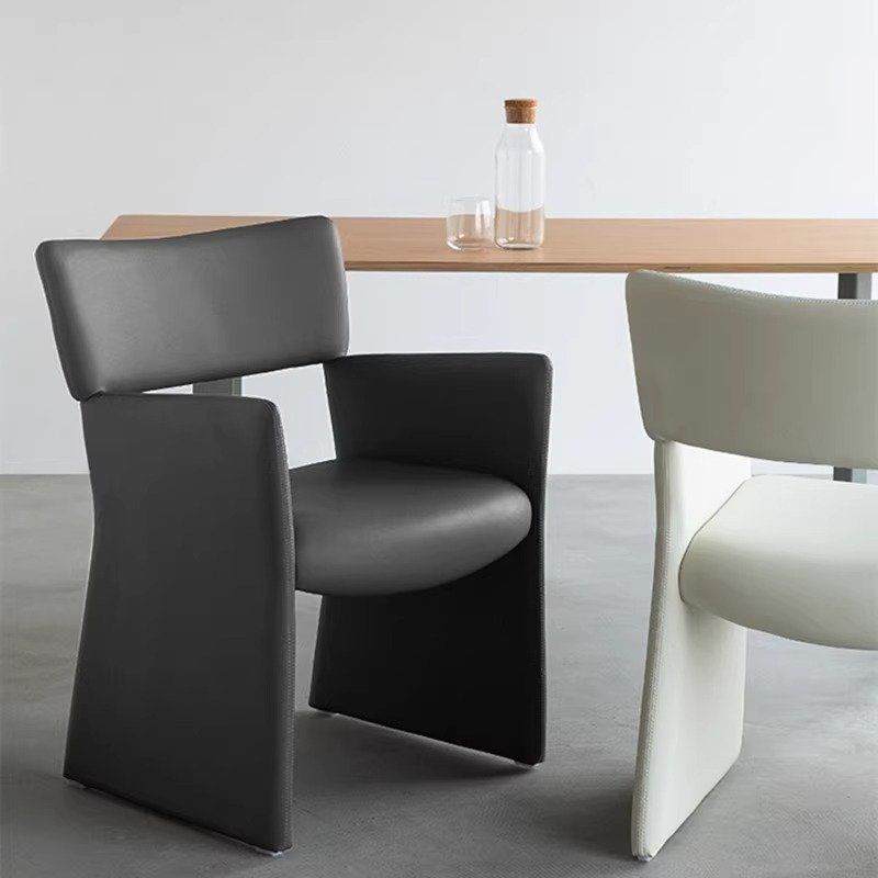 북유럽 디자인체어 모던 감성 암체어 카페 소파의자 양모 / 화이트