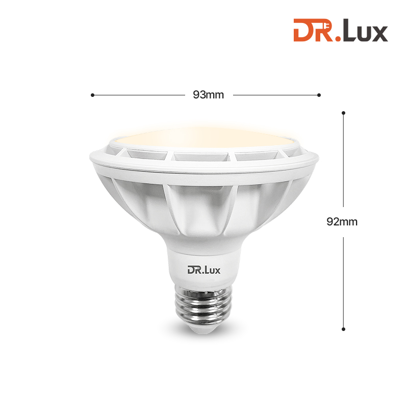 LED PAR30 전구 카페 매장용 스포트라이트 15W, 확산형, 주백색, 1개 - 상세 이미지 4