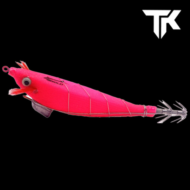 닌자 삼봉에기 생미끼 한치 갑오징어 제주 심해갑오징어 삼봉 요즈리 혼키 HKN-9 핫핑크