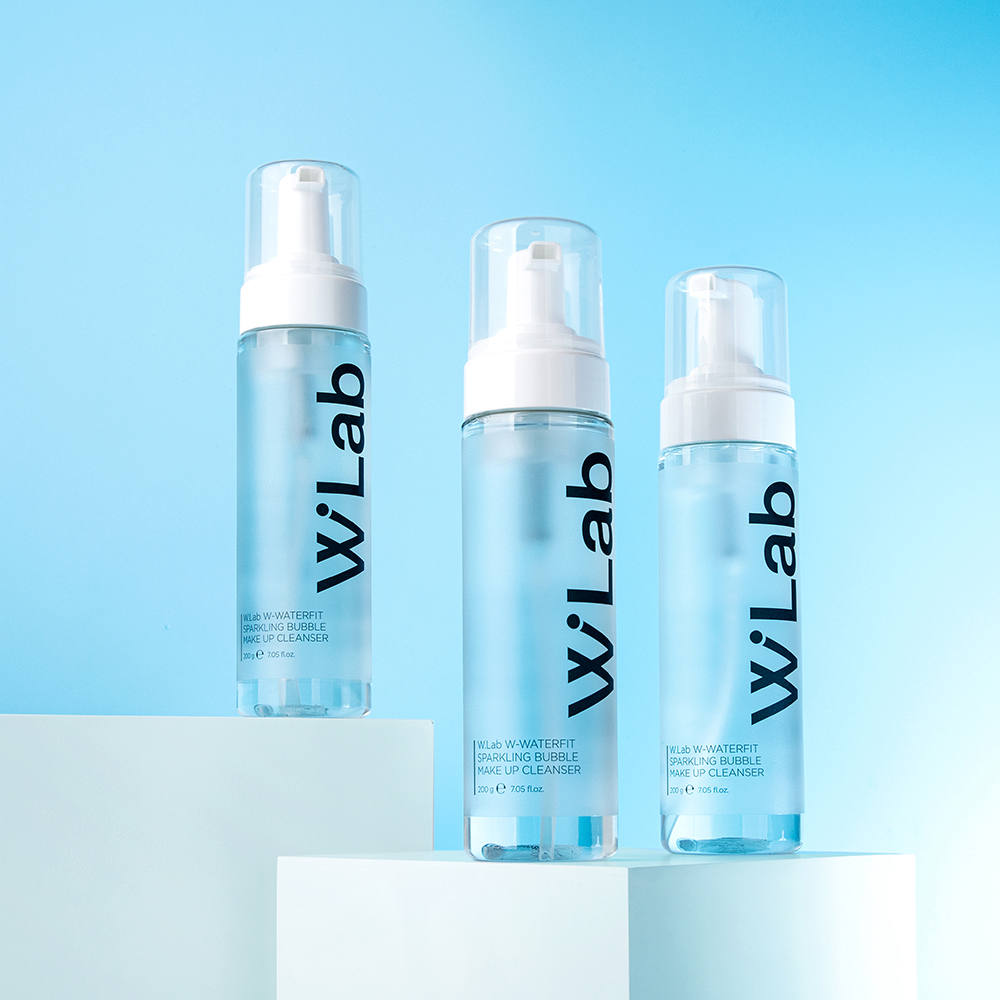 [30초세안] 더블유 워터핏 스파클링 버블 메이크업 클렌져 200ml, 2개 이미지 6