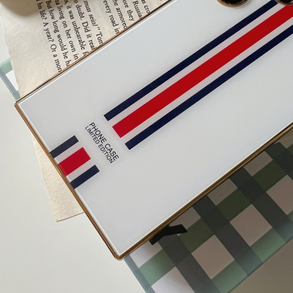 맥세이프 케이스 명품 그립톡 힌지보호 풀커버 링 화이트, 갤럭시S25 울트라