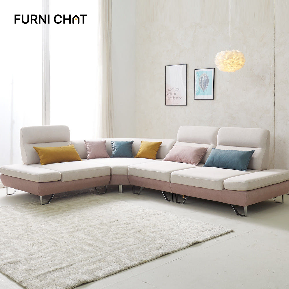 퍼니챗 샤르니 조야원단 1인용 고이스 아쿠아텍스 패브릭 스윙소파