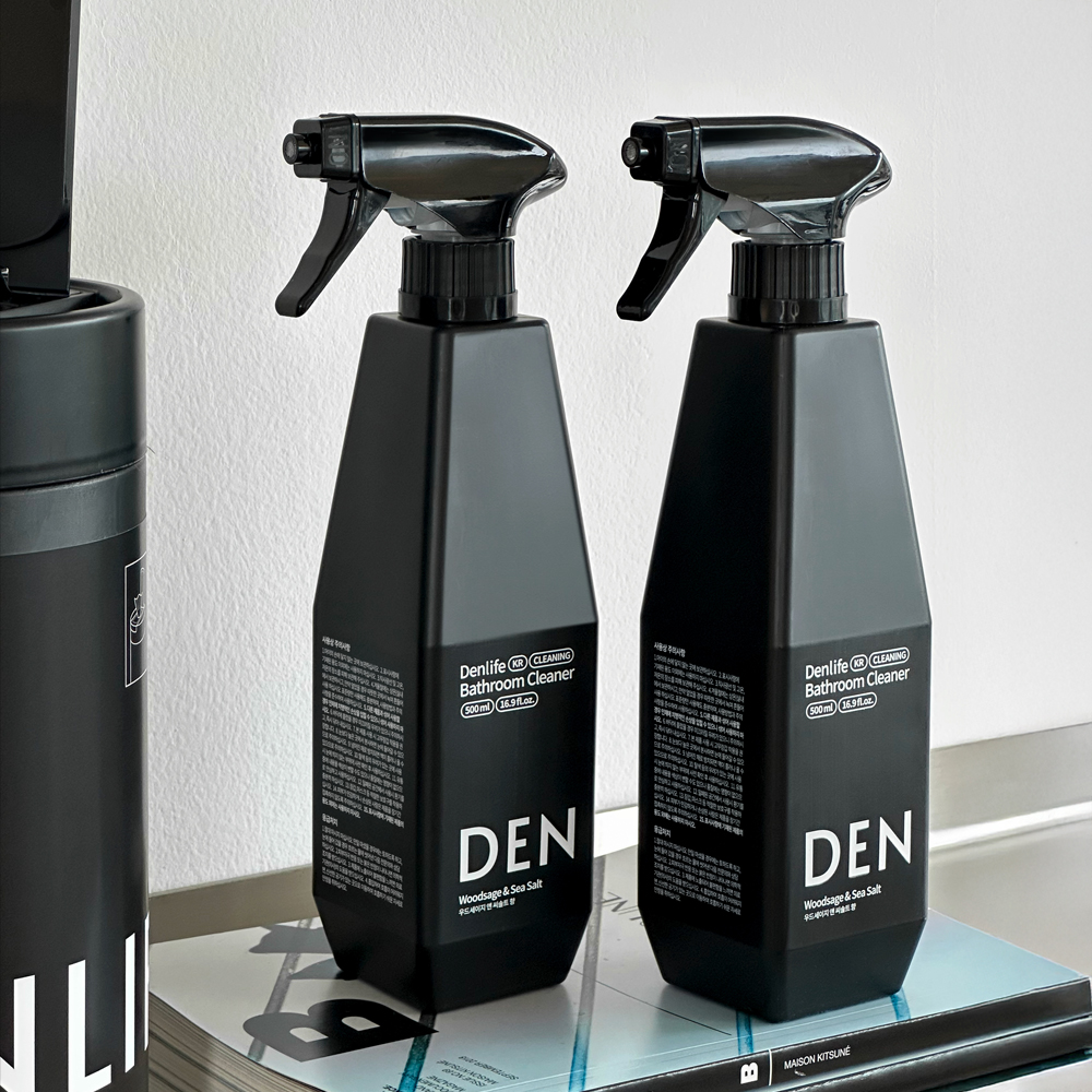 덴라이프 욕실청소세제 우디향 500ml 대용량 화장실 찌든때 물때제거 - 상세 이미지 4