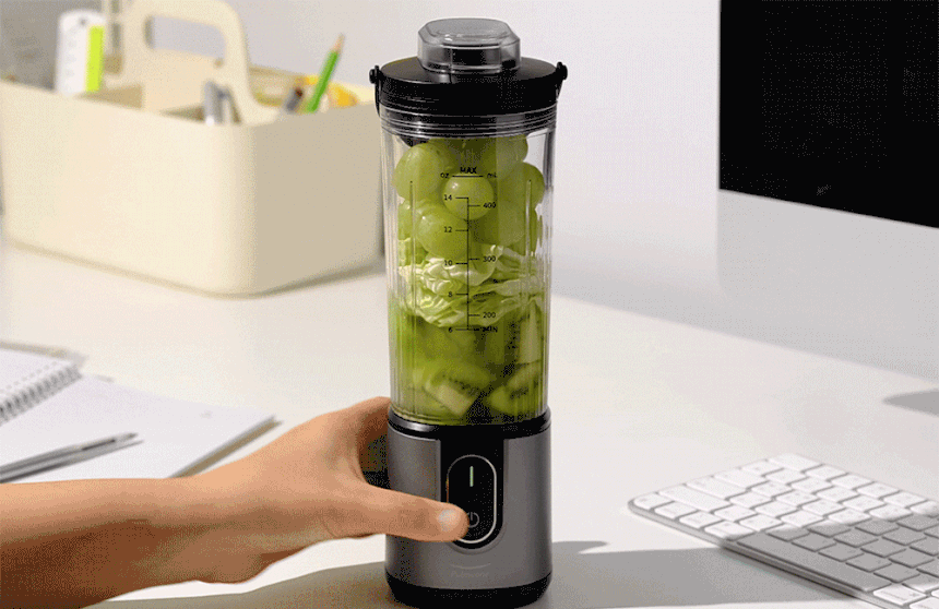 ★시크릿특가★ [풀무원] 휴대용 블렌더 450ml (매트화이트/메탈블랙 택1)