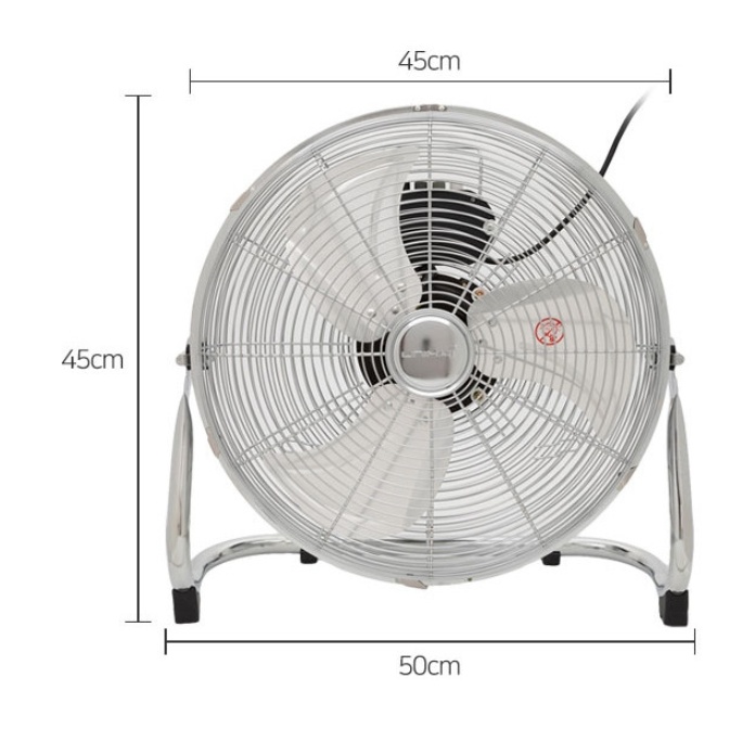 공장 작업장 바닥용 선풍기 40cm 야외 캠핑용 메탈 앉은뱅이 선풍기 이미지 8