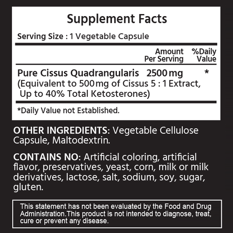 [미국배송] 마이라이프 내추럴스 시서스 2500mg 120캡슐, 1개 이미지 2