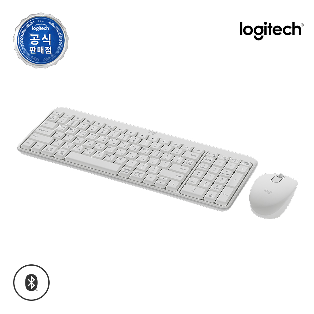 [슈퍼적립] [N배송] 로지텍코리아 공식 MK250 콤보 수신기미포함 무선 키보드마우스 세트 오프화이트, 멤브레인