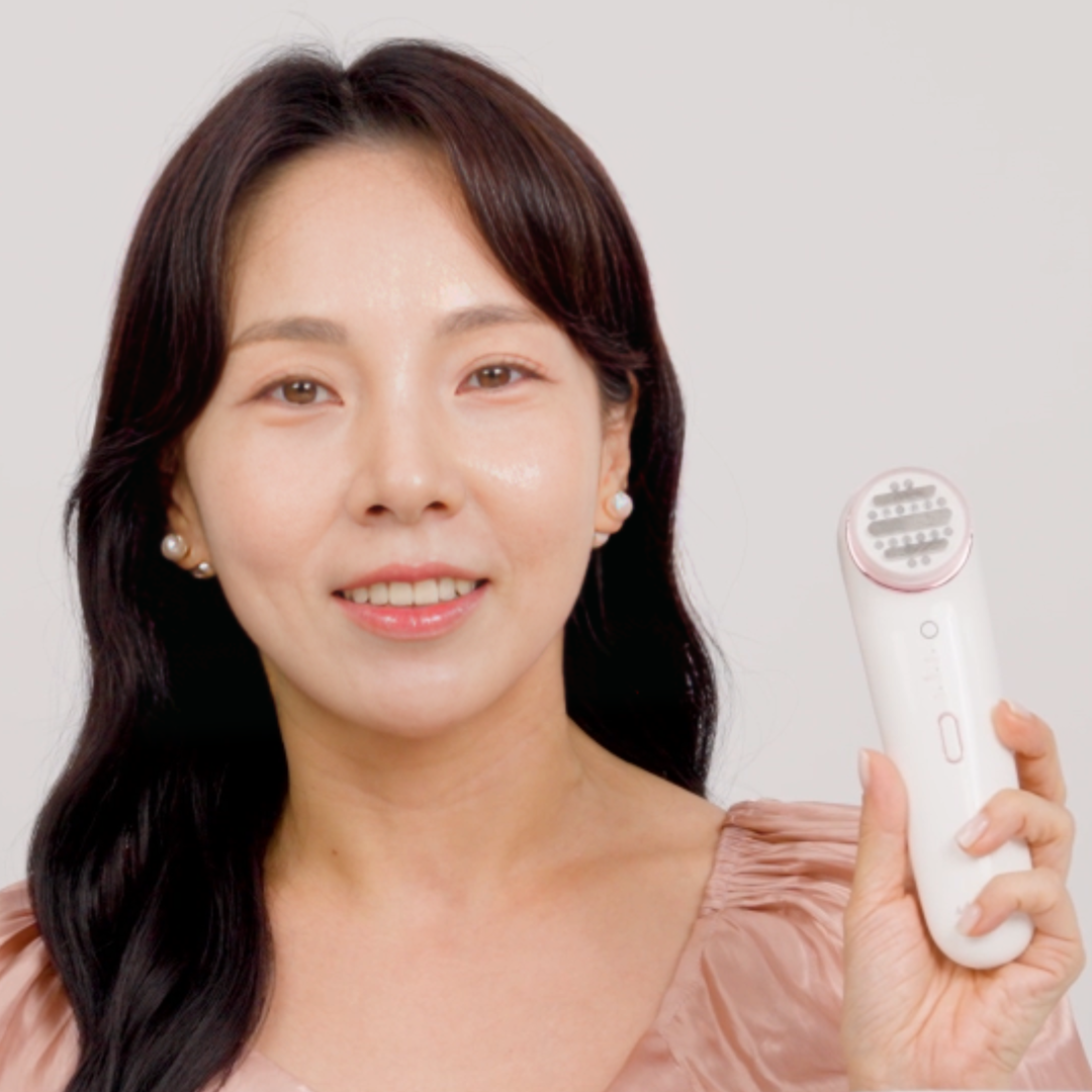 밀레스 듀얼샷 RF 고주파 EMS 저주파 얼굴 리프팅 마사지기 갈바닉 뷰티디바이스 - 상세 이미지 2