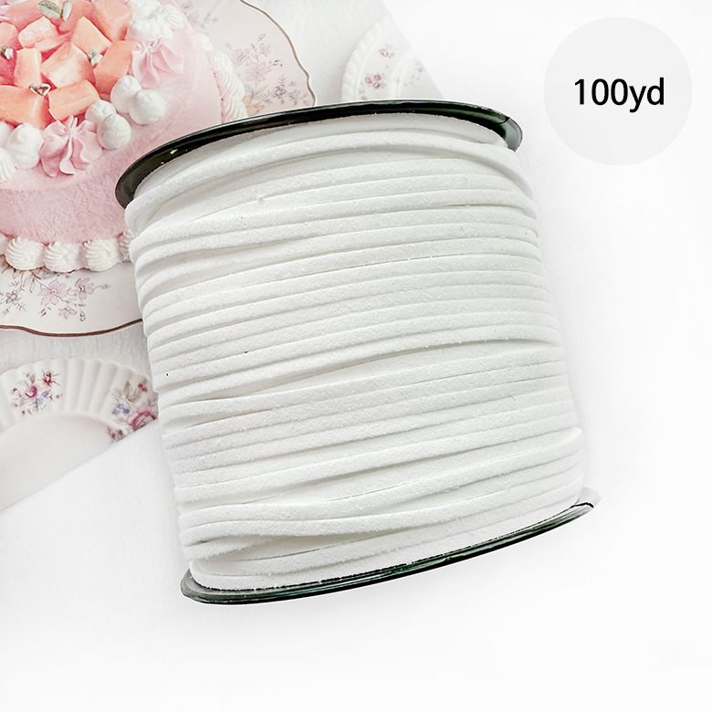(100yd) 3mm 인조 스웨이드끈 쎄무끈 - 상품 이미지