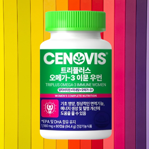 세노비스 트리플러스 이뮨 우먼 오메가3 80캡슐X5개 - 상세 이미지 2