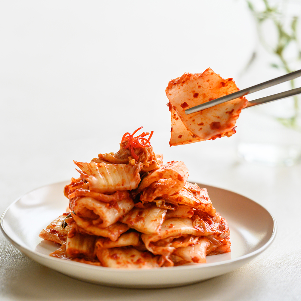 맛김치 주문 2kg 국산 김장 맛있는 썰은 배추김치 - 상세 이미지 2