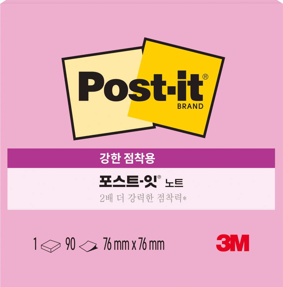 3M 포스트잇 강한점착용 SSN654 90매 이미지 6