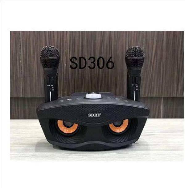 SD309 가정용 SDRD 무선 휴대용 노래방 노래방기계 블루투스 금색 - 상세 이미지 3