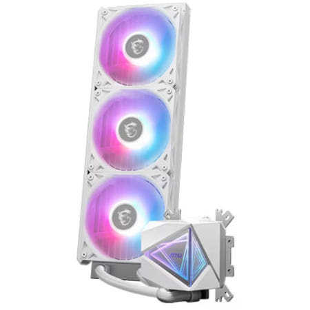 MSI MAG 코어리퀴드 I360 수냉 CPU 쿨러 (화이트)