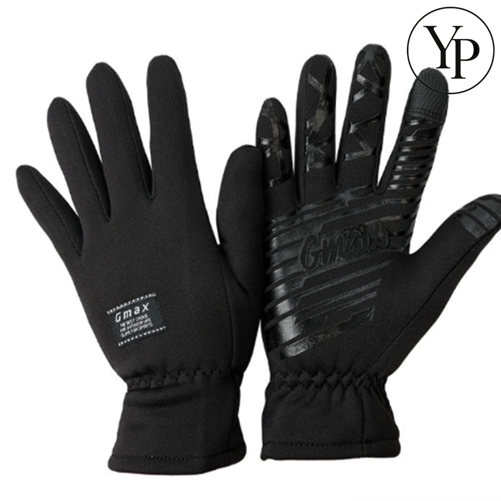 사이클링 두꺼운 기모 장갑 스마트폰 터치 기능 푹신한 방한 스포츠 핸드 워머