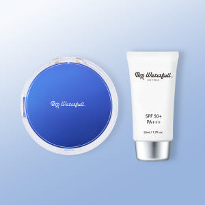 비알워터풀 선크림+쿠션 세트 야노시호 혼합자차 수분광 밀착커버 SPF50... 솔직 후기 | 피부 타입별 분석 - 상품 이미지 1