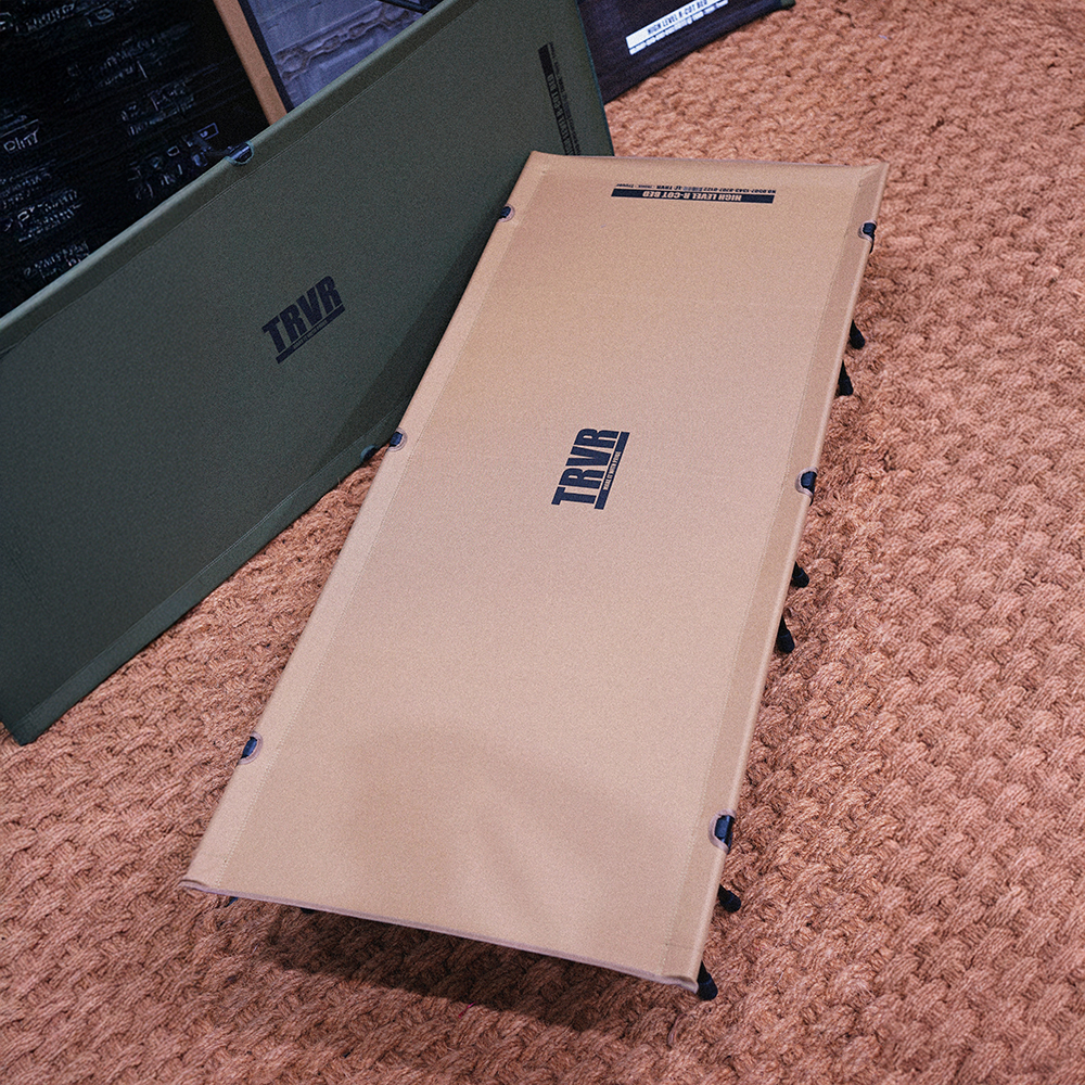 트루버 캠핑 야전침대 COT 와이드 코트 매트 프레임 세트 기본 스킨 (샌드)