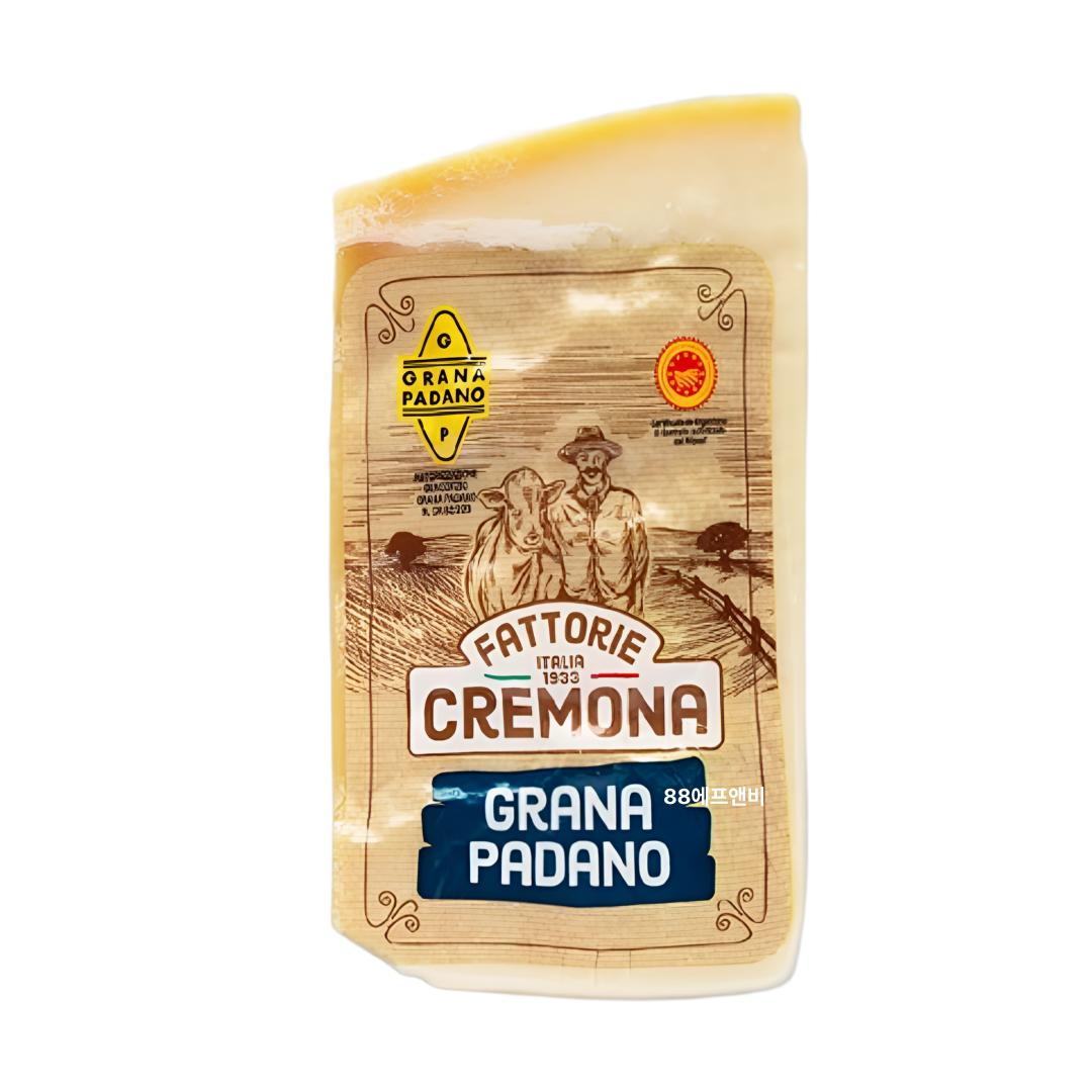 이탈리아산 크레모나 그라나파다노 치즈 블럭 1kg Cremona Grana Padano DOP - 메인 이미지