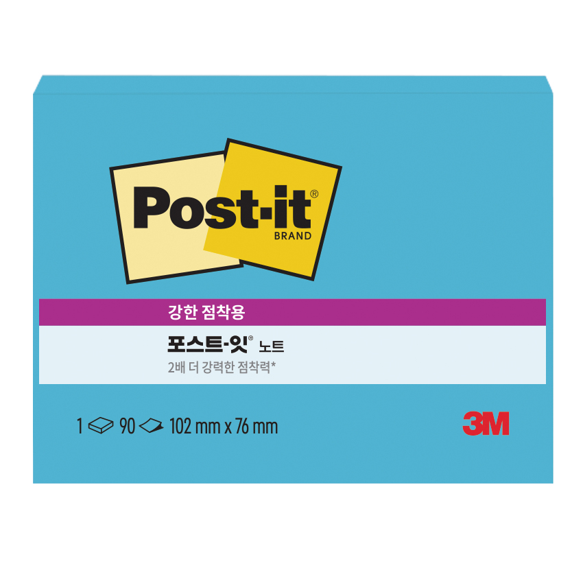3M 포스트잇 강한점착용 SSN657 90매 - 상세 이미지 2