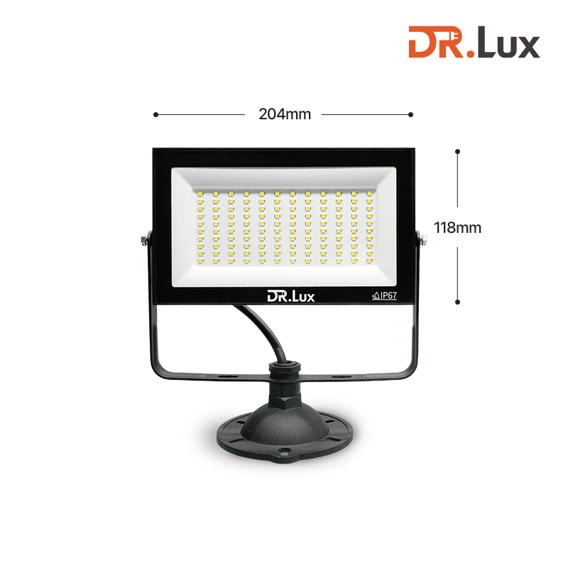 LED 투광기 투광등 50W, 주광색, 블랙바디 - 상세 이미지 4