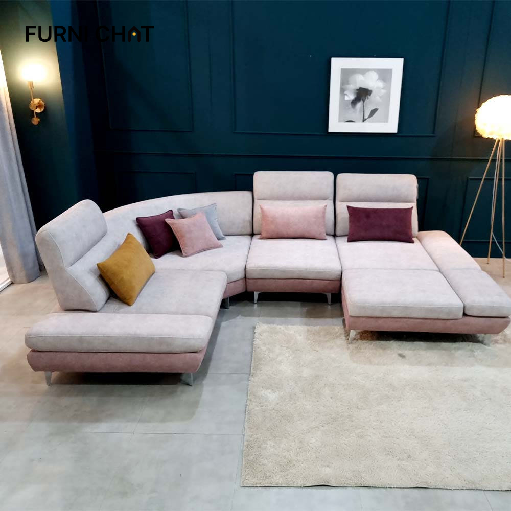 퍼니챗 샤르니 조야원단 아쿠아텍스 패브릭 소파 스툴