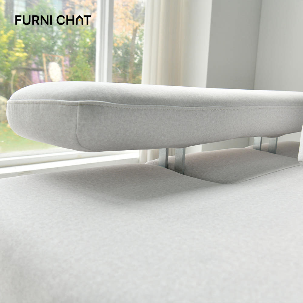 퍼니챗 바인 코모도 원단 아쿠아텍스 3인용 패브릭 스윙소파