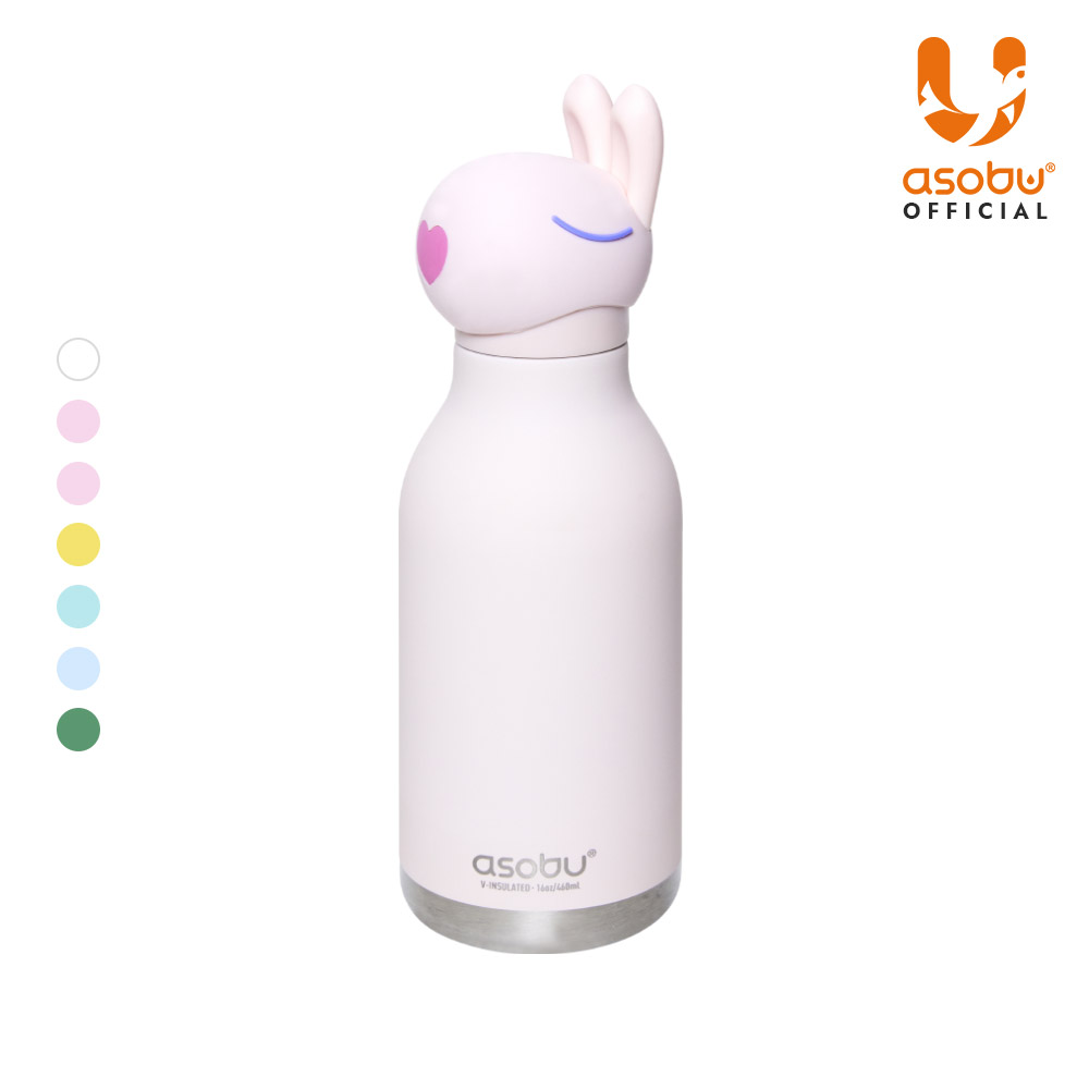 아소부 스테인레스 보온보냉 캐릭터 텀블러 베스티 460ml, 버니