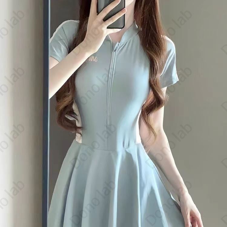 원피스 스타일 수영복 여성 레포츠 리조트 비치 - 상세 이미지 2