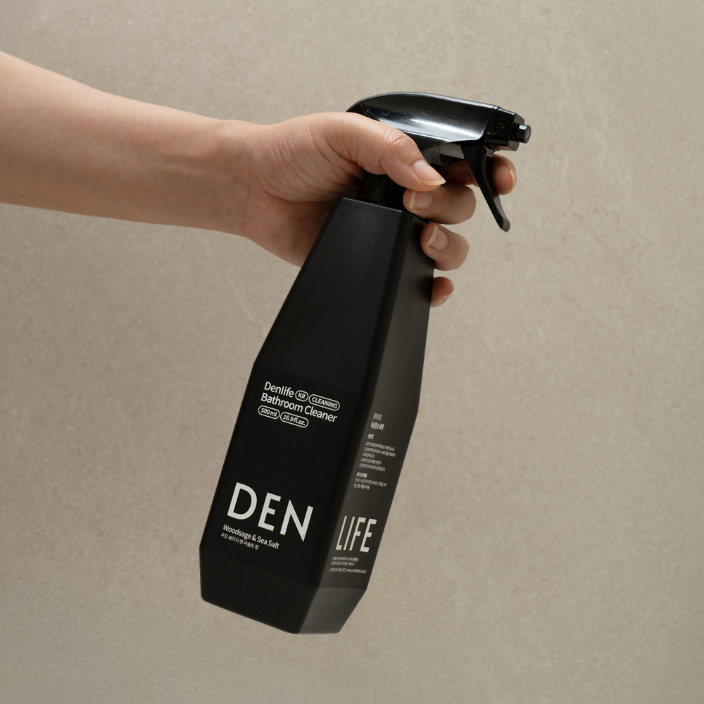 덴라이프 욕실청소세제 우디향 500ml 대용량 화장실 찌든때 물때제거 이미지 7