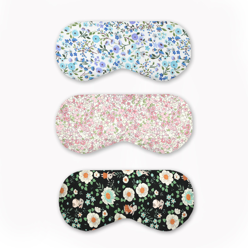 디자인허브 국산 팥 눈찜질팩 피앙세블루 코 비강 편백 곡물 온찜질 안대 비염 냉찜질